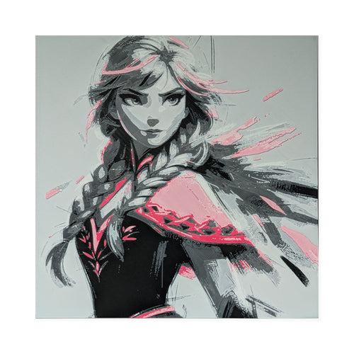Anna – Frozen 3D Printed Fan Art | 200mm Wall Art