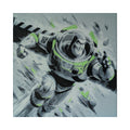Buzz Lightyear – Toy Story 3D Printed Fan Art | 200mm Wall Art