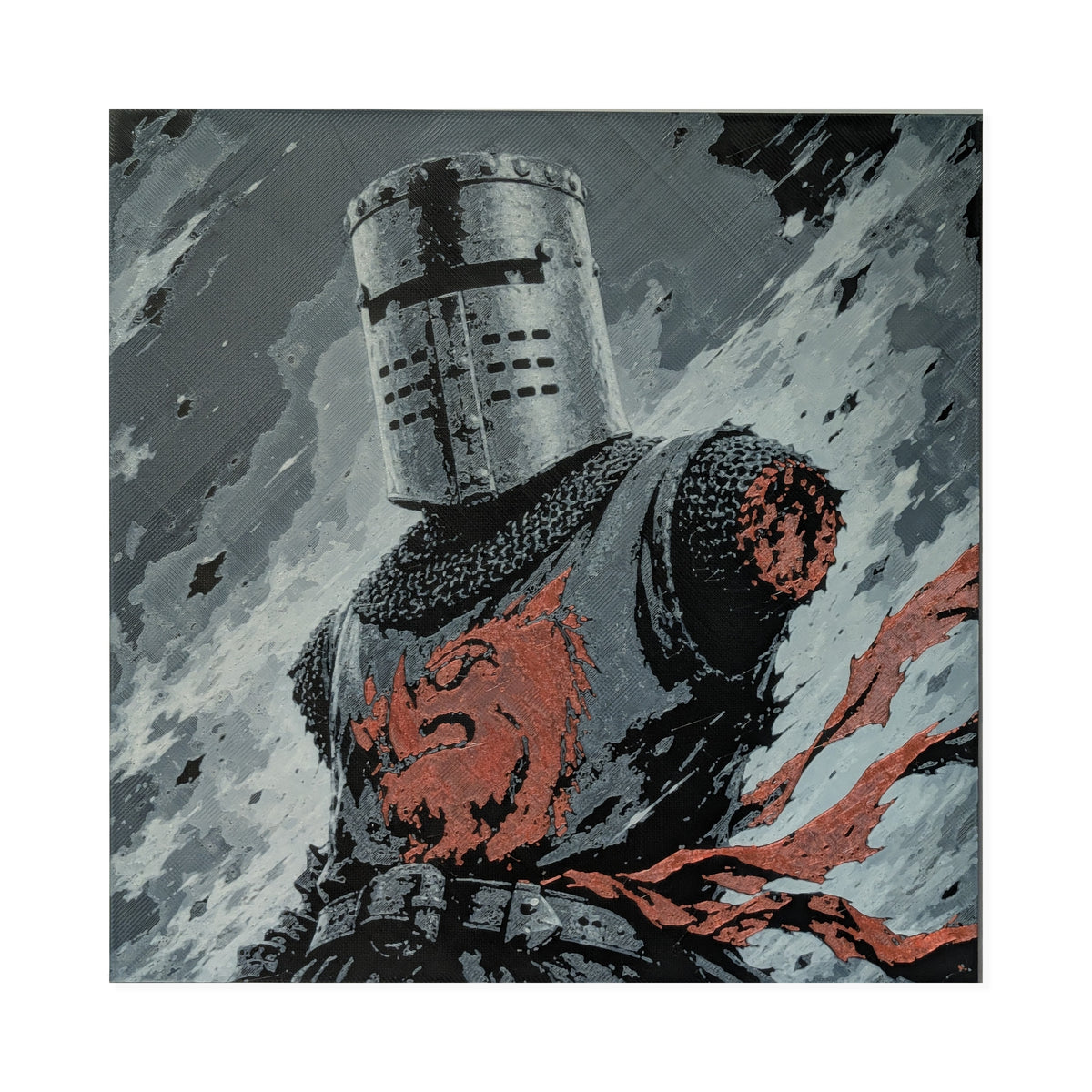 The Black Knight – Monty Python & The Holy Grail 3D Printed Fan Art | 200mm Wall Art