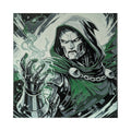 Doctor Doom – Marvel 3D Printed Fan Art | 200mm Wall Art