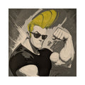 Johnny Bravo – Cartoon Network 3D Printed Fan Art | 200mm Wall Art