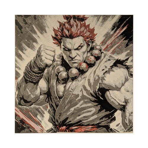 Akuma – Street Fighter 3D Printed Fan Art | 200mm Wall Art