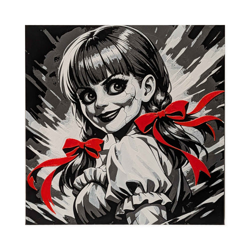 Annabelle – Horror 3D Printed Fan Art | 200mm Wall Art