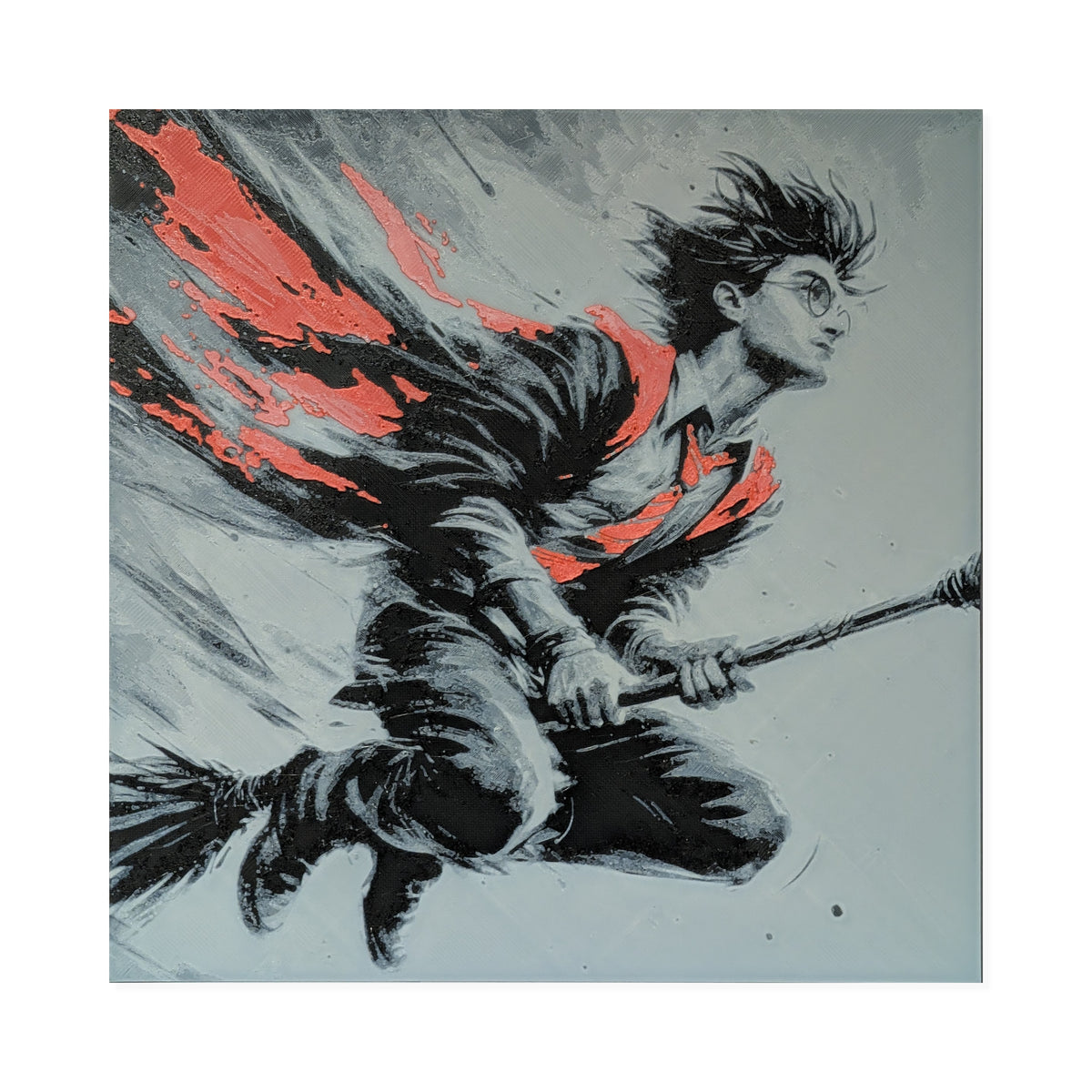 Harry Potter Quidditch – 3D Printed Fan Art | 200mm Wall Art